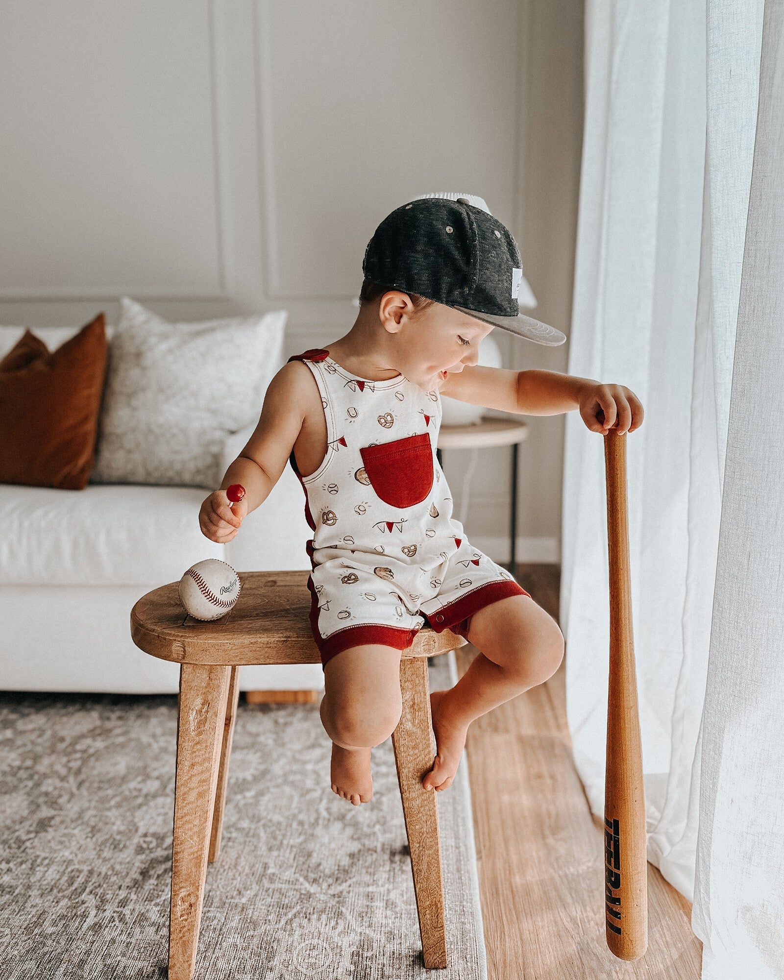 Game Day - Organic Sleeveless Romper