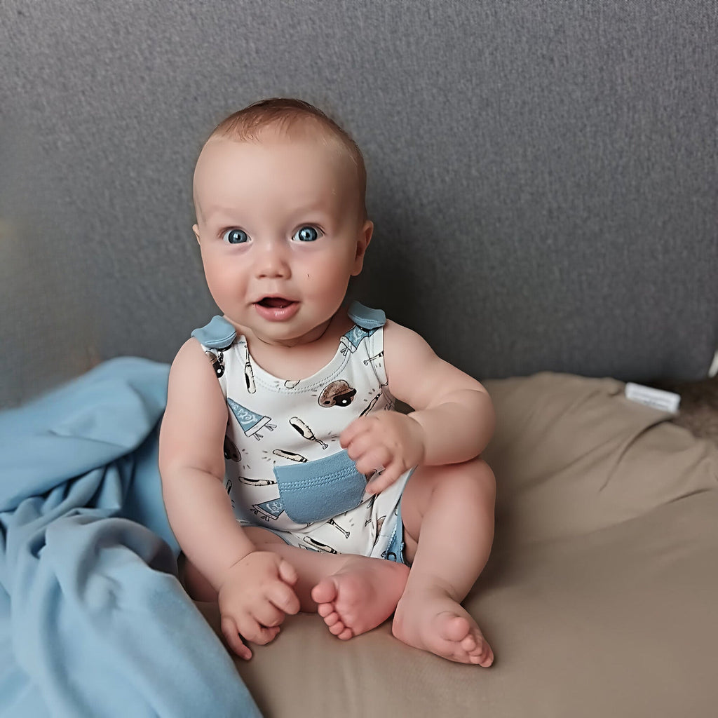 Let's Go - Organic Sleeveless Romper