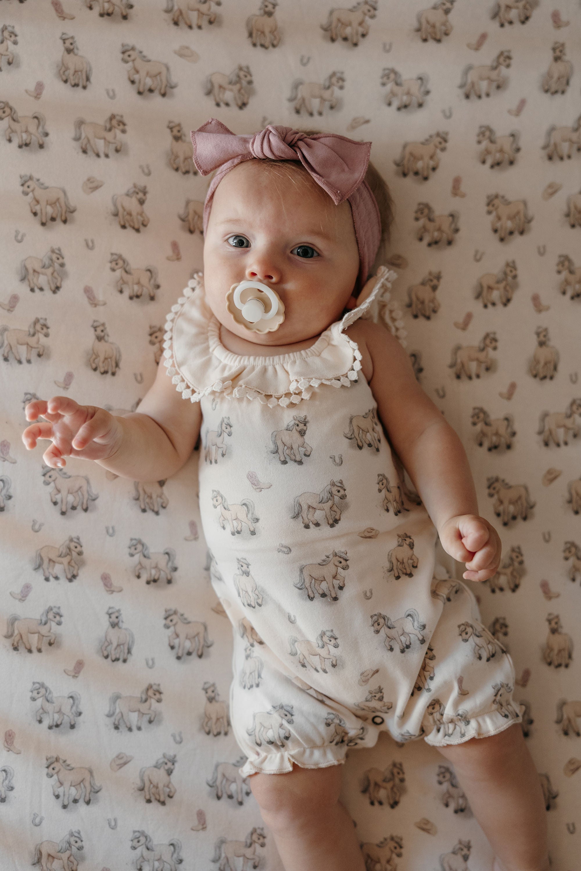 Blush Boots - Organic Bubble Romper