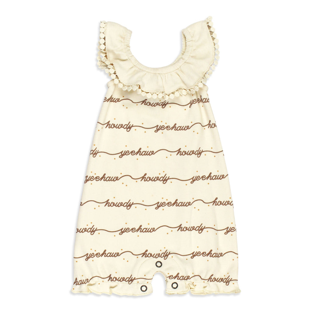 Howdy - Organic Bubble Romper