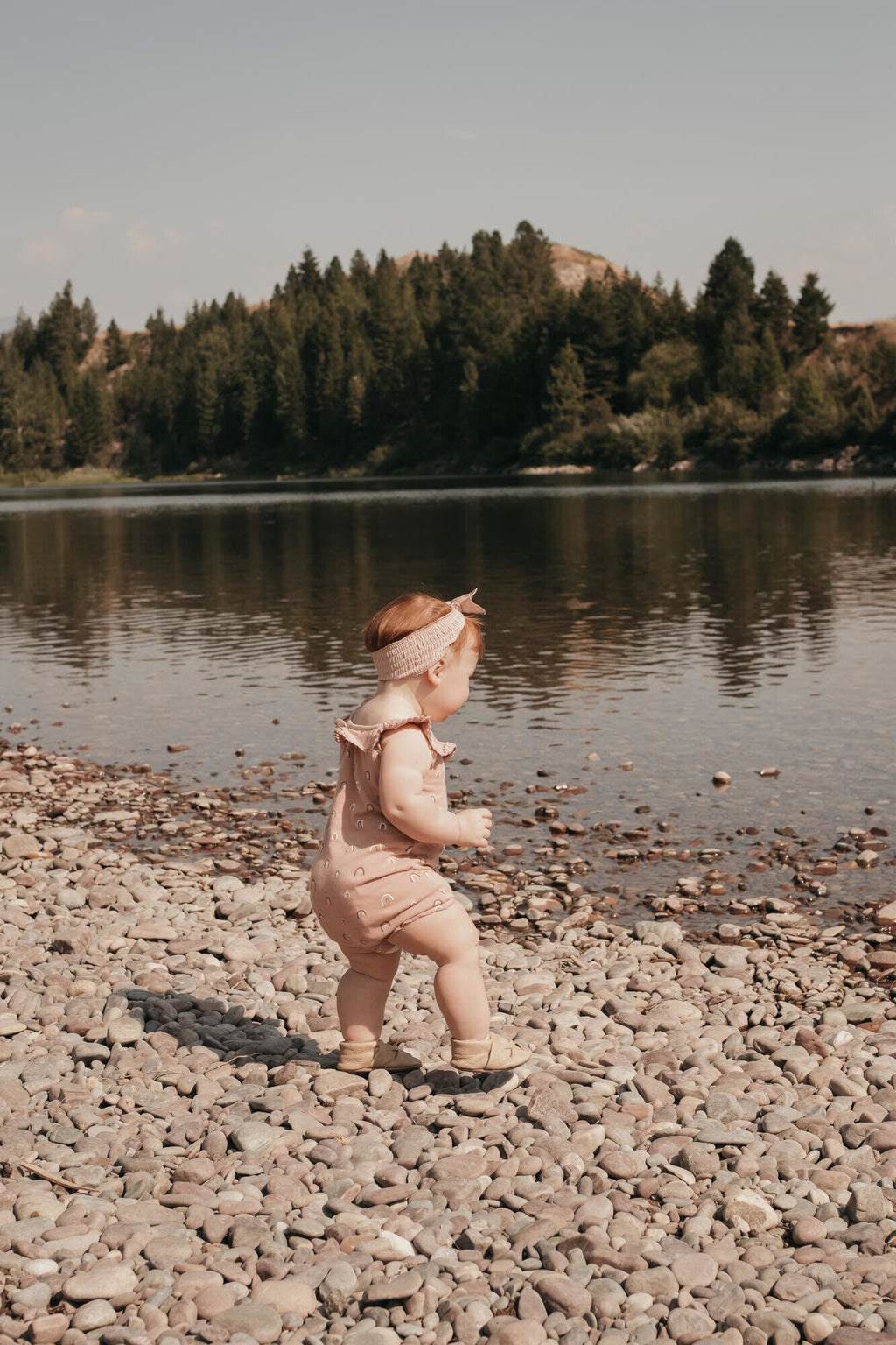 Mauve Rainbow - Organic Bubble Romper