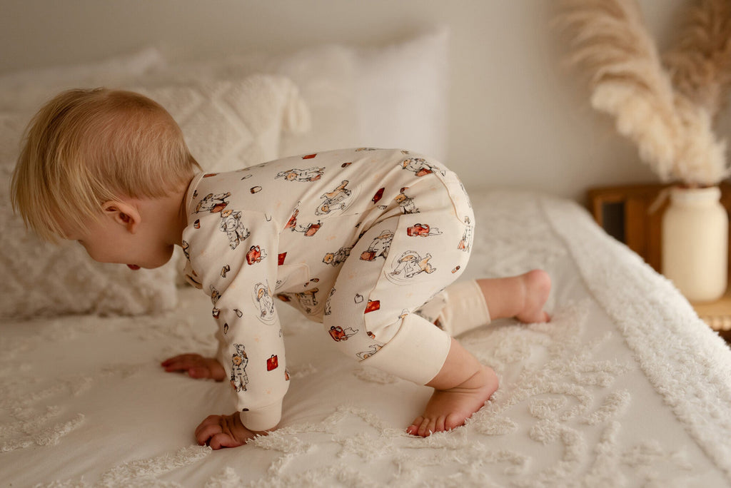 Adventure Paddington - Organic Zipper Romper