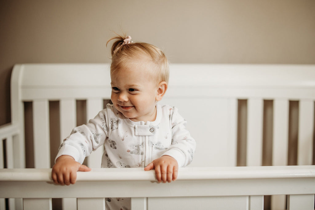 Baby Elephant - Organic Zipper Romper