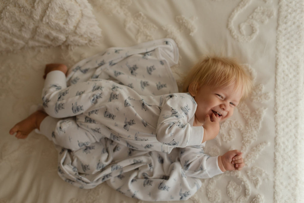 Baby Hippo - Organic Zipper Romper