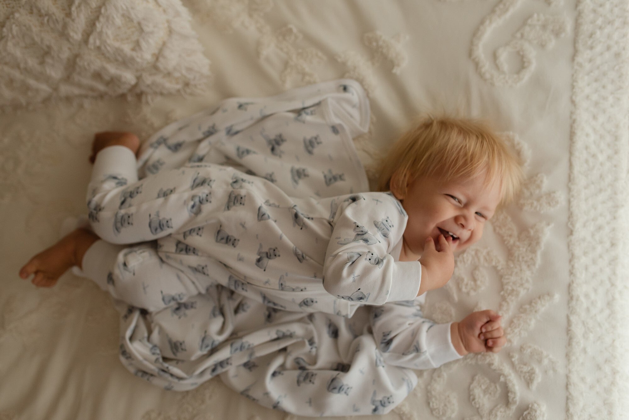 Baby Hippo - Organic Zipper Romper
