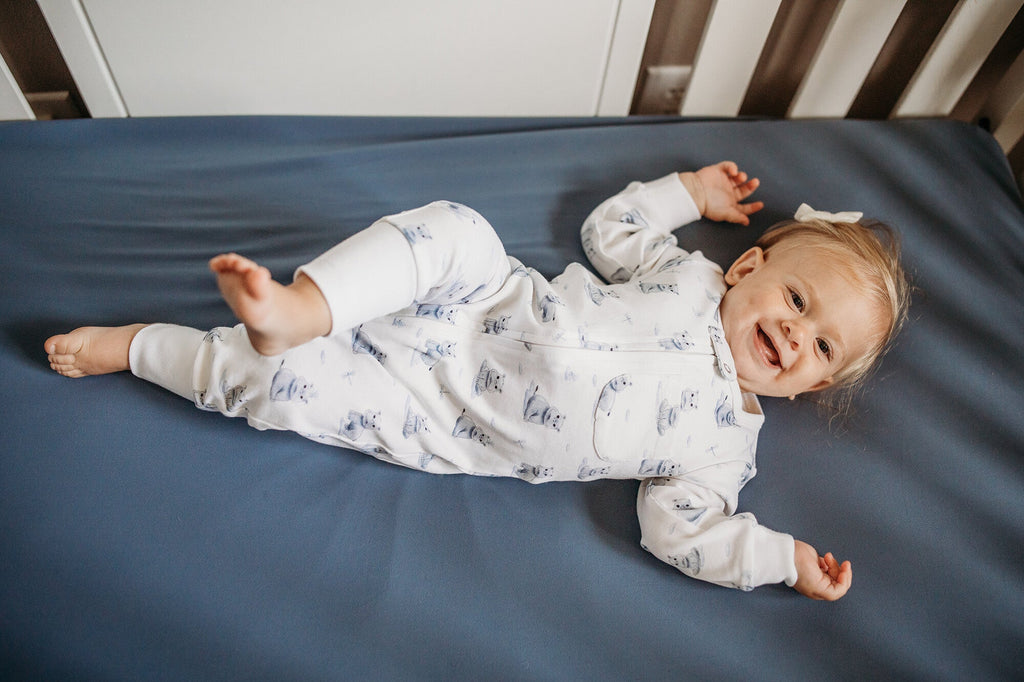 Baby Hippo - Organic Zipper Romper