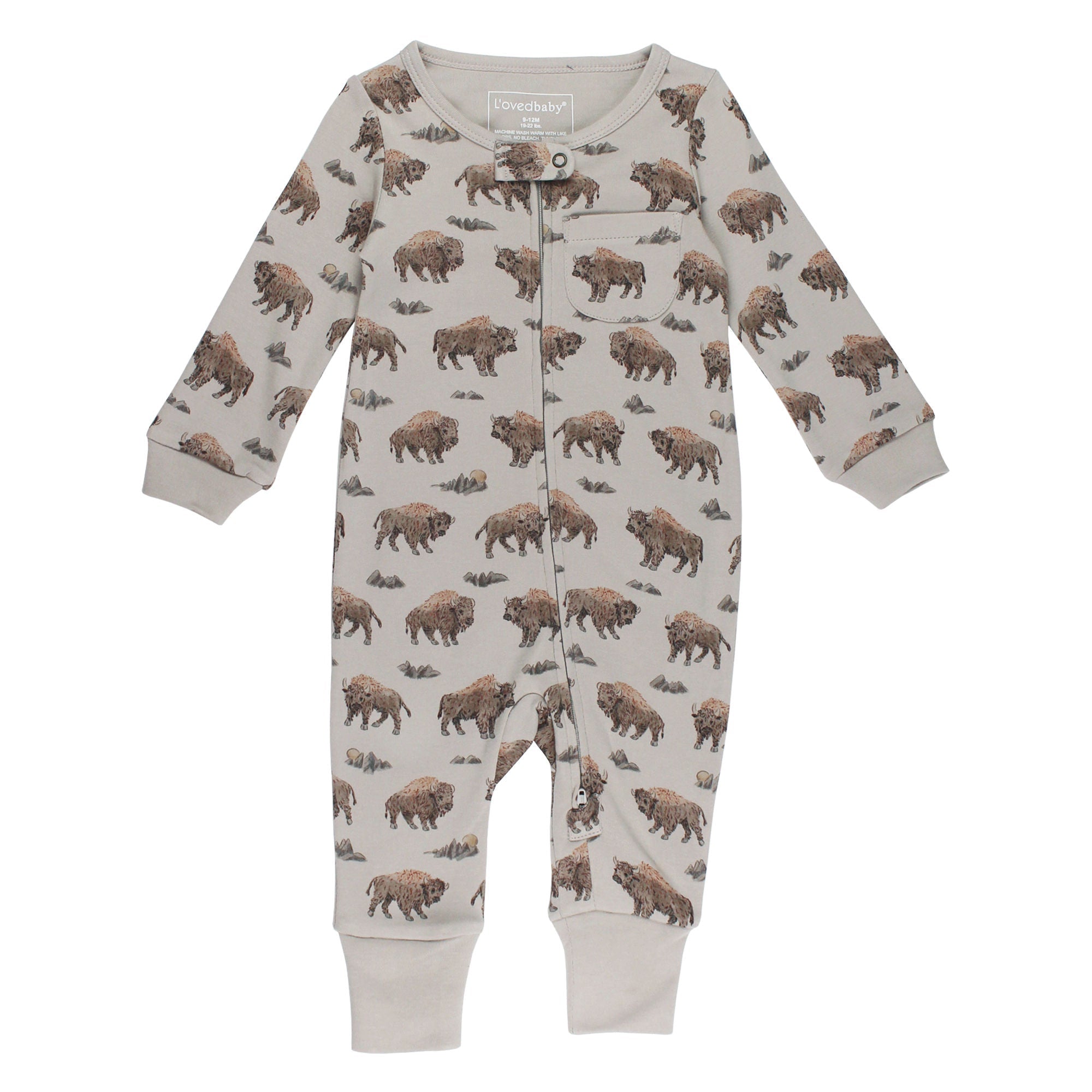 Bison - Organic Zipper Romper