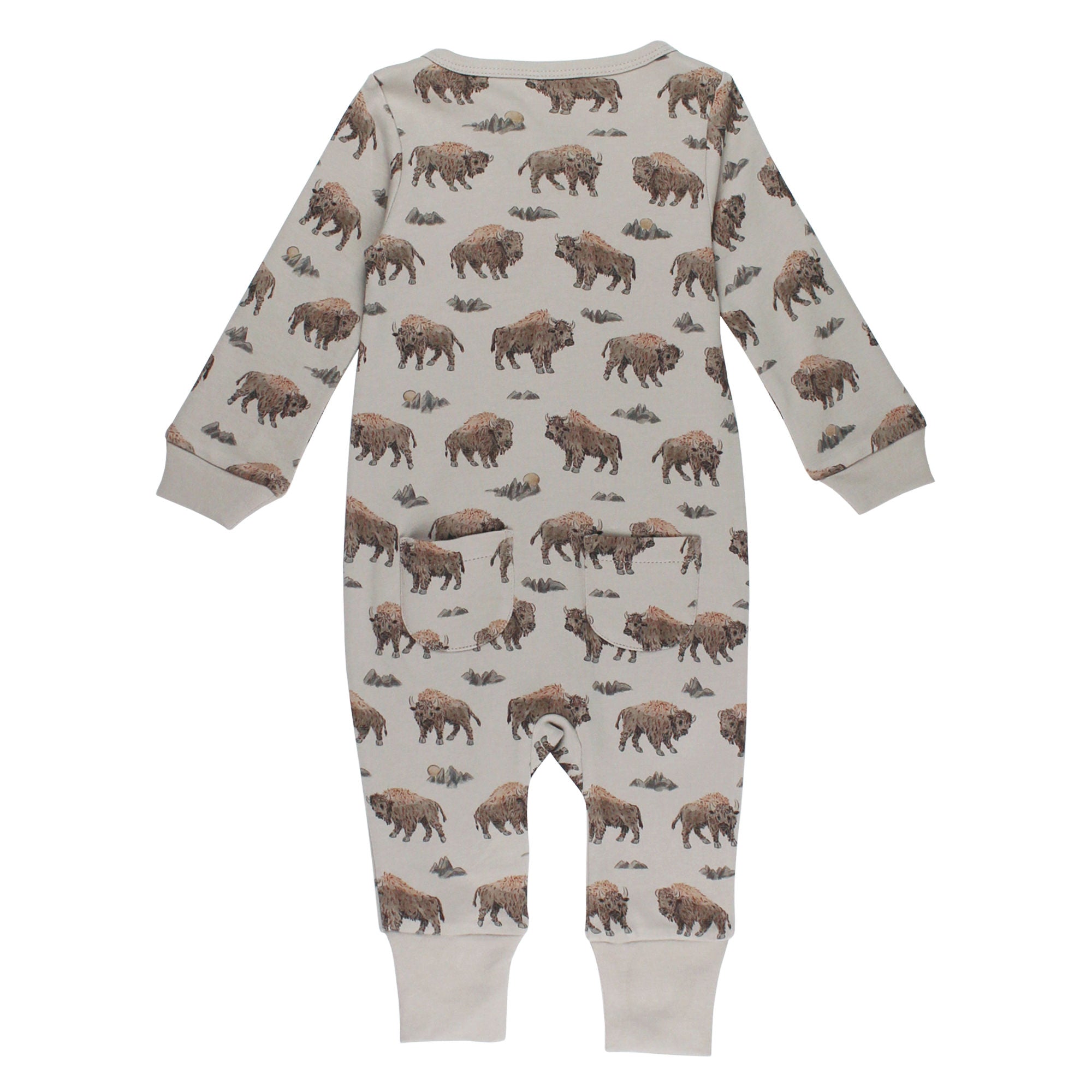 Bison - Organic Zipper Romper