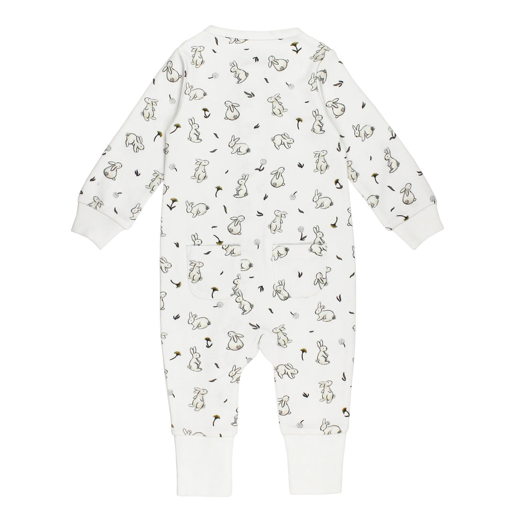 Bunny - Organic Zipper Romper