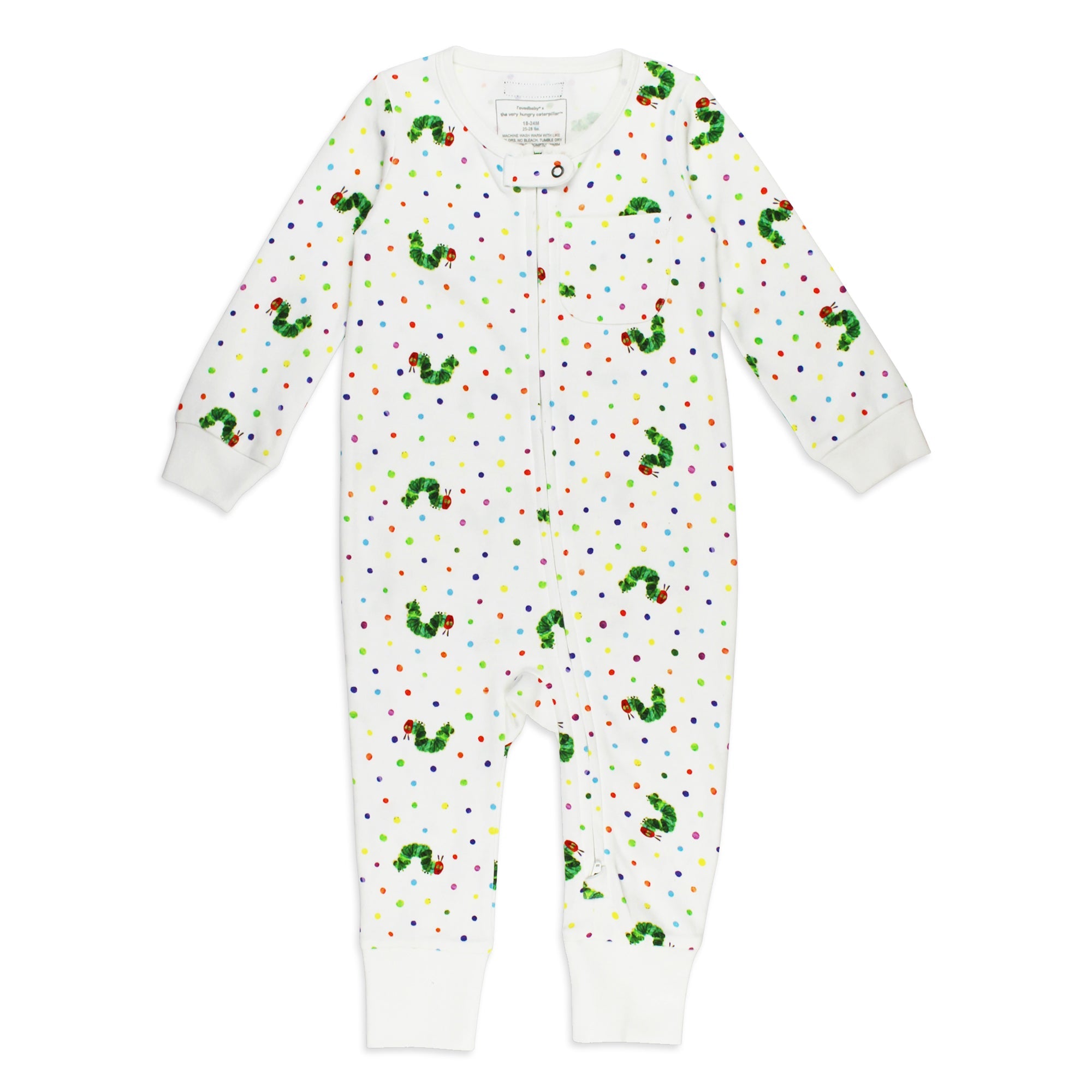 Caterpillar - Organic Zipper Romper
