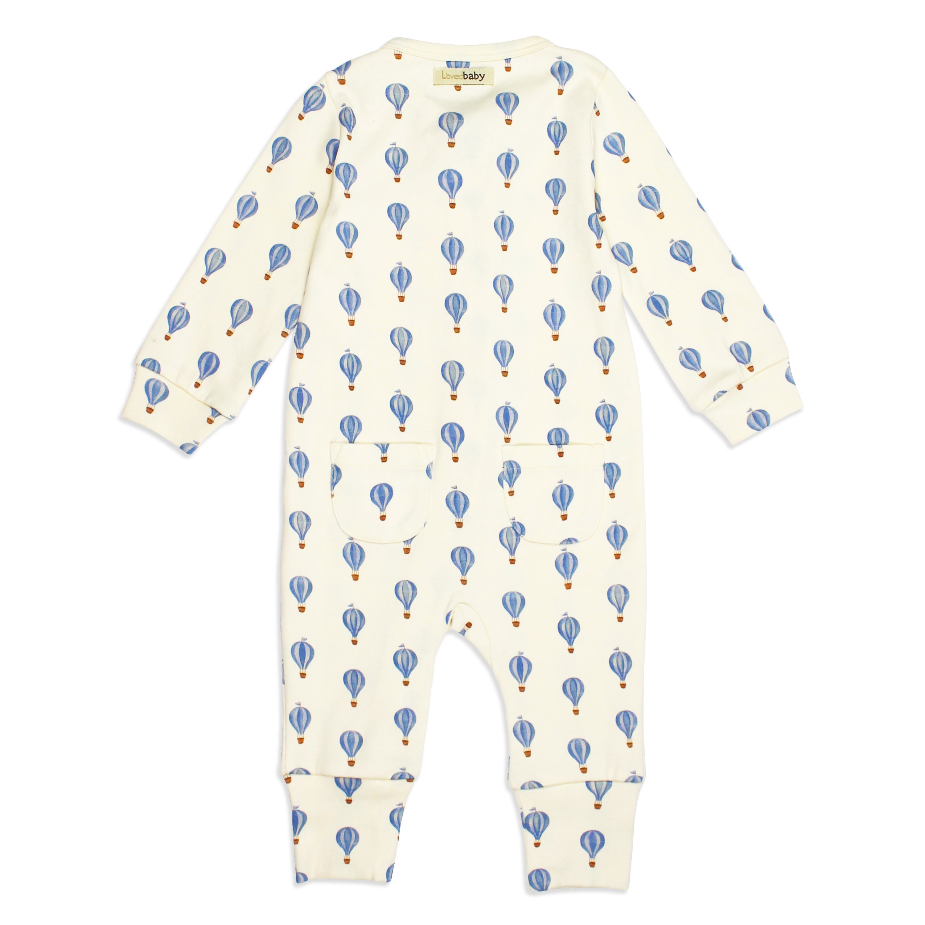 Hot Air Balloon - Organic Zipper Romper