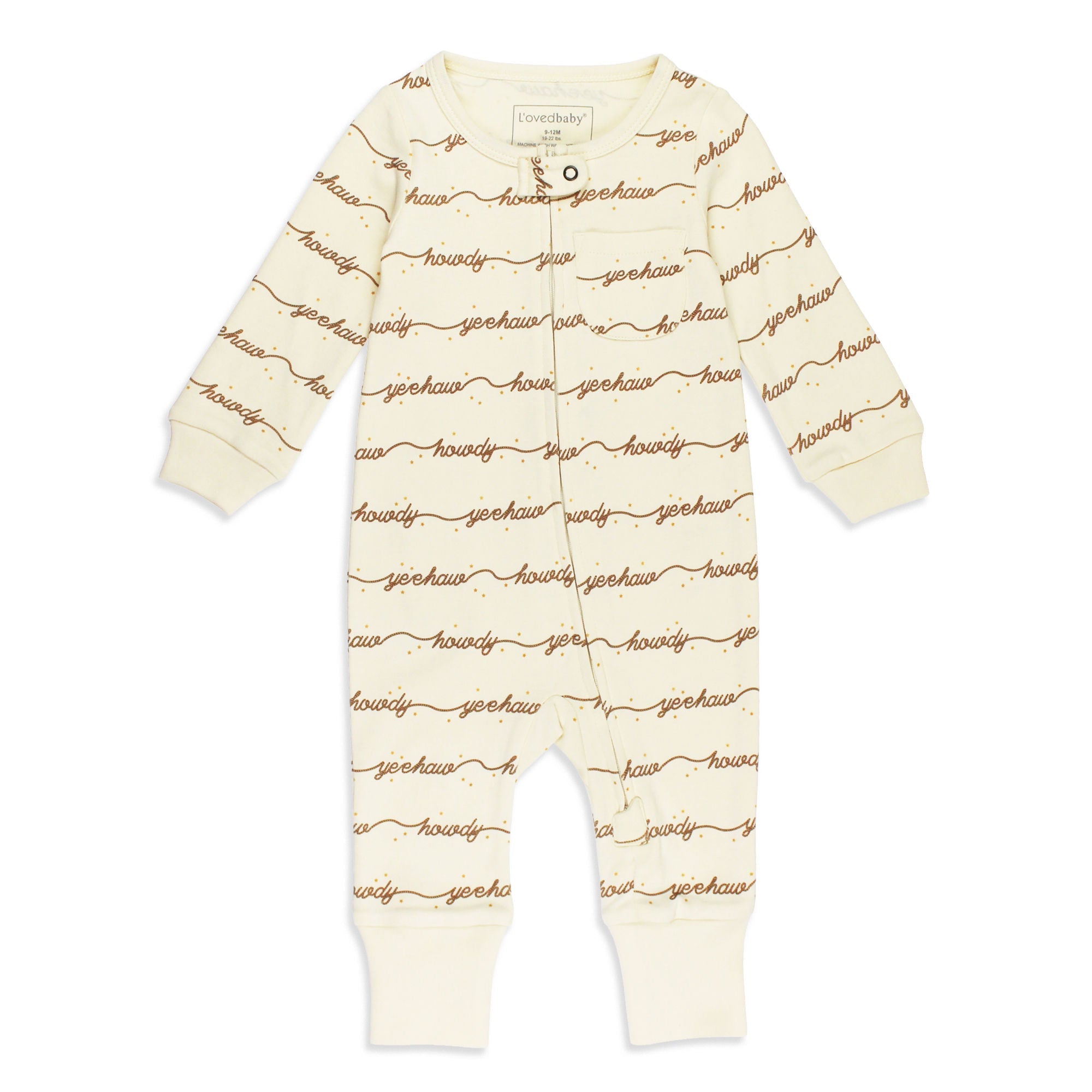 Howdy - Organic Zipper Romper