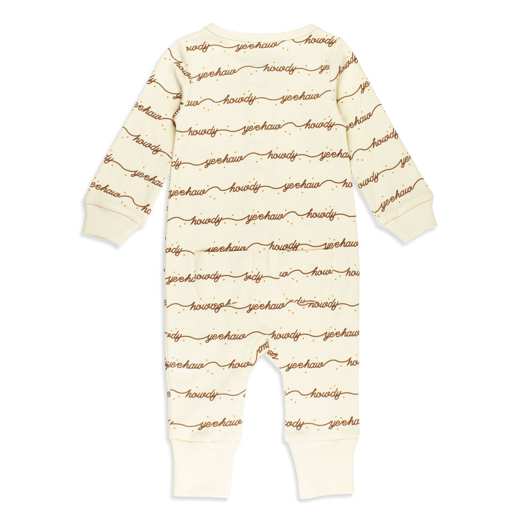 Howdy - Organic Zipper Romper