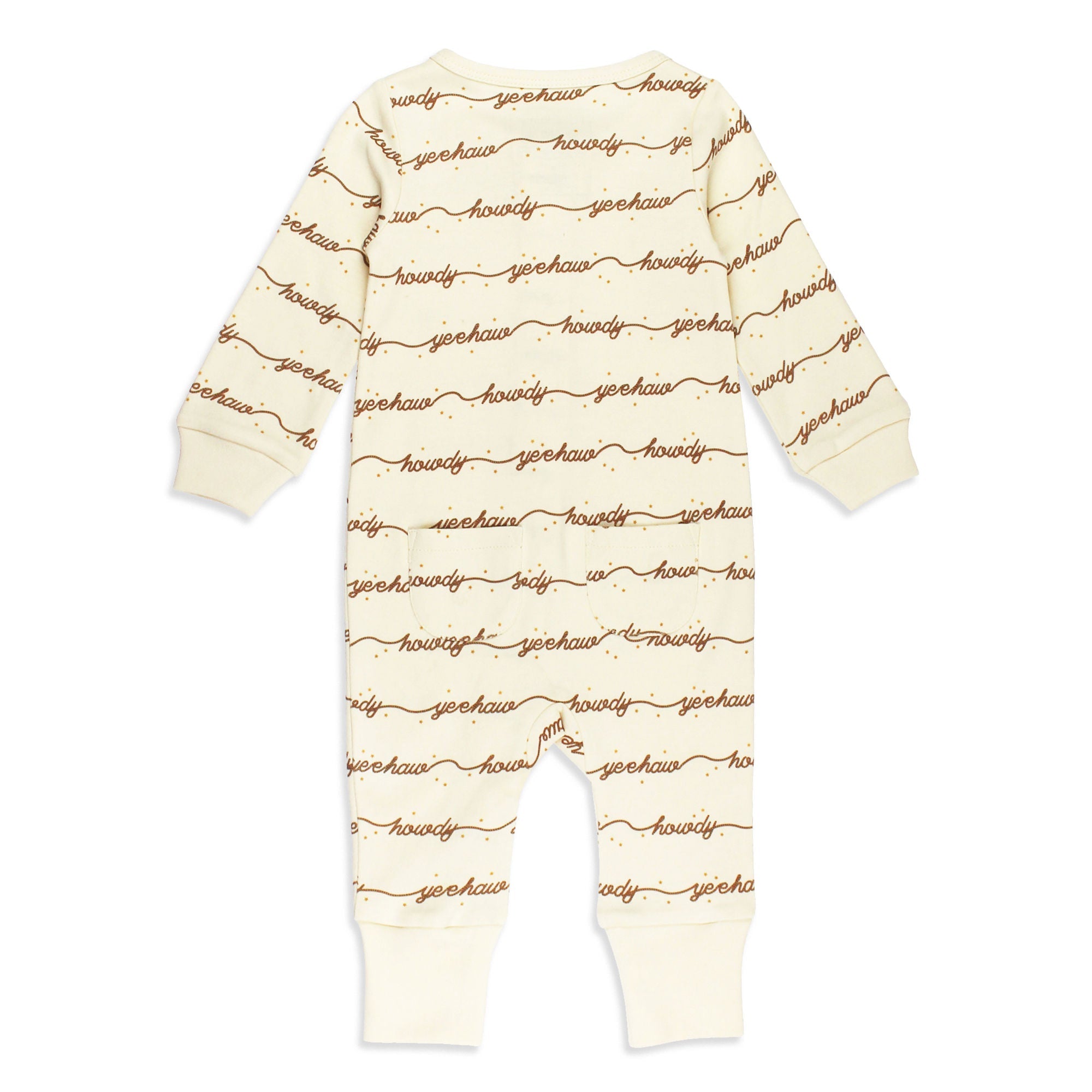 Howdy - Organic Zipper Romper