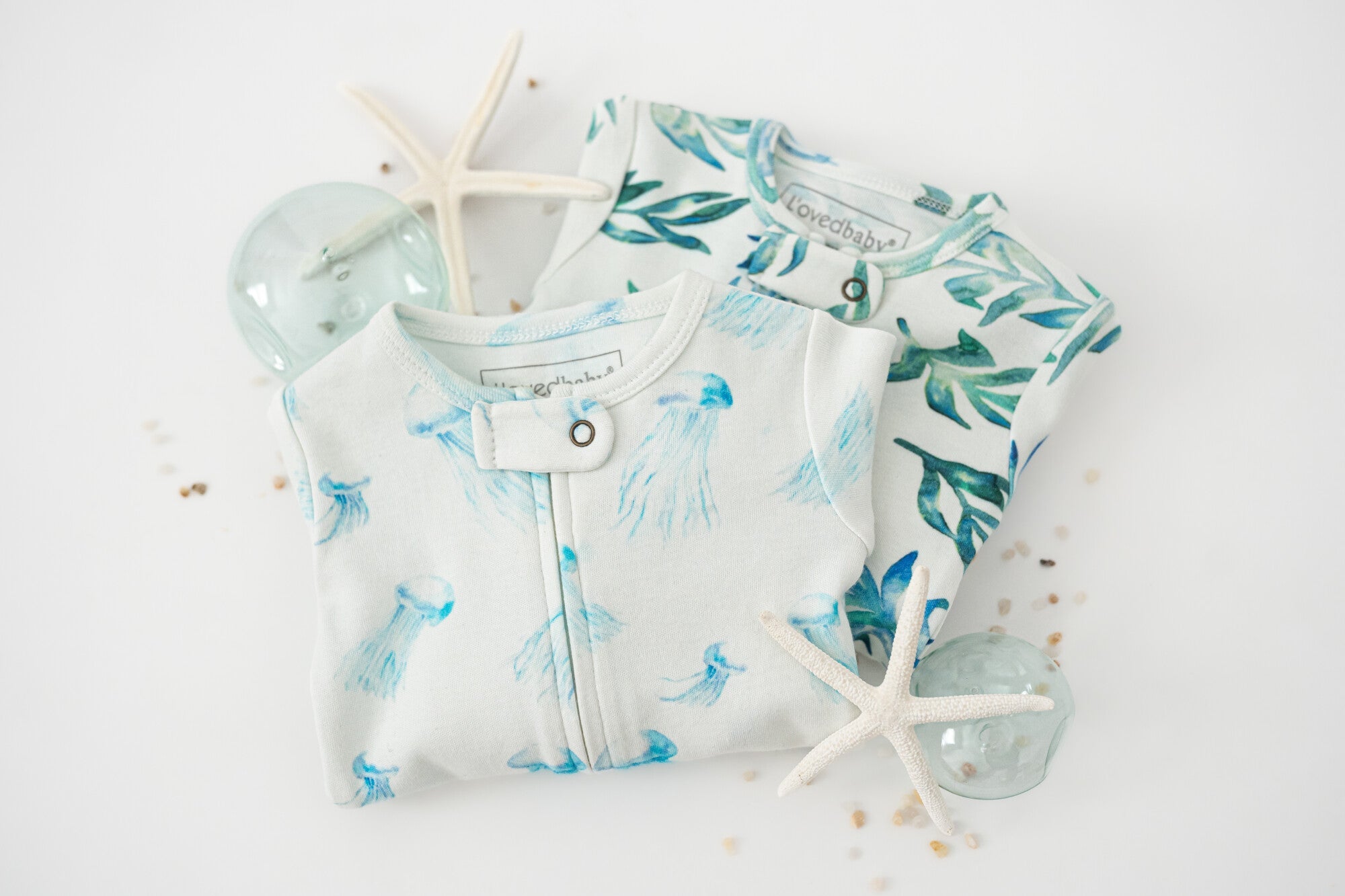 Jellyfish - Organic Zipper Romper