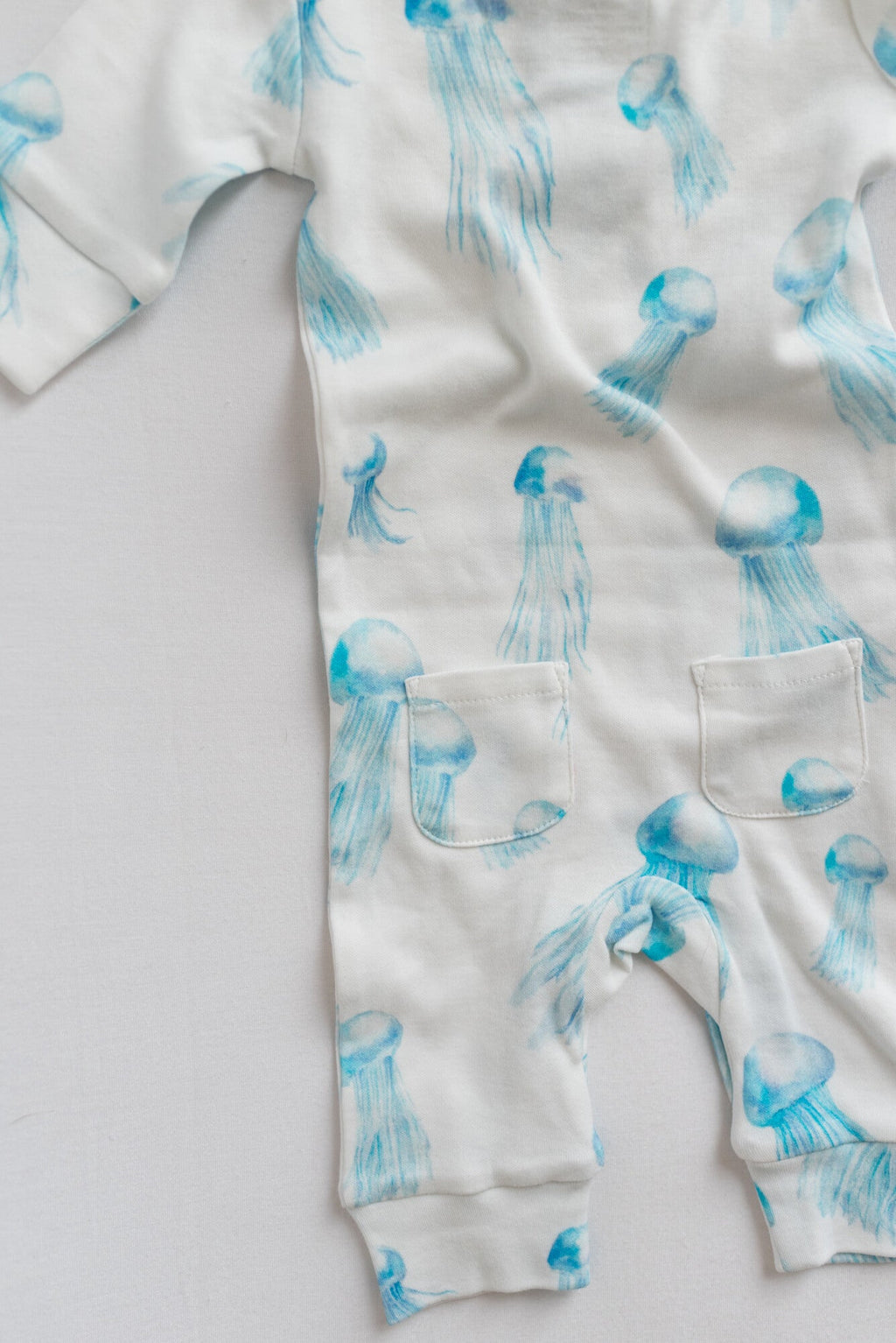 Jellyfish - Organic Zipper Romper