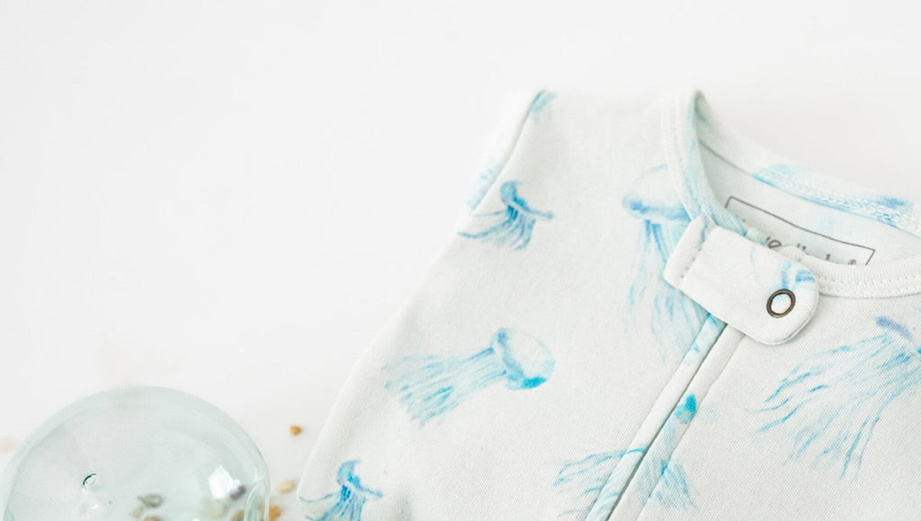 Jellyfish - Organic Zipper Romper