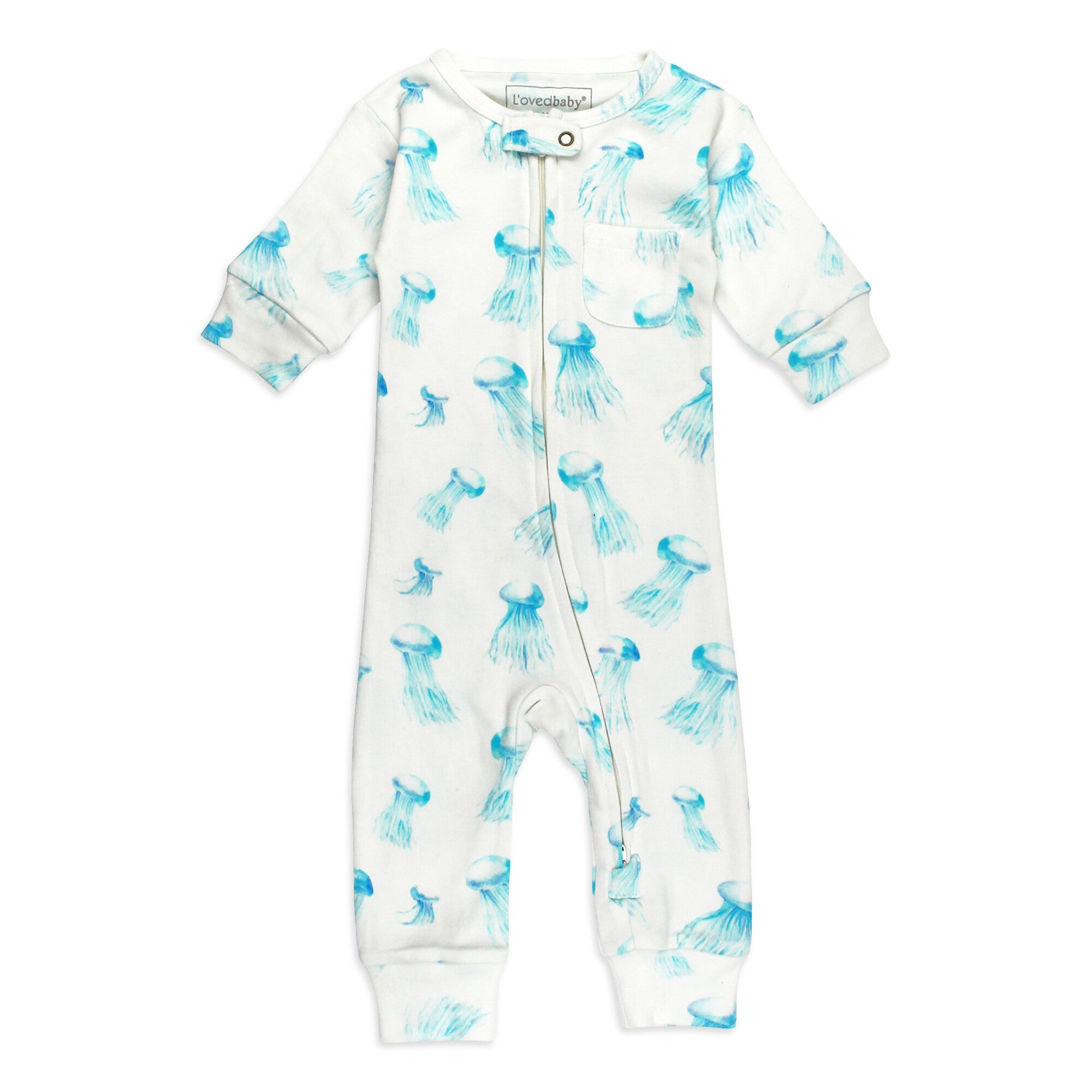 Jellyfish - Organic Zipper Romper