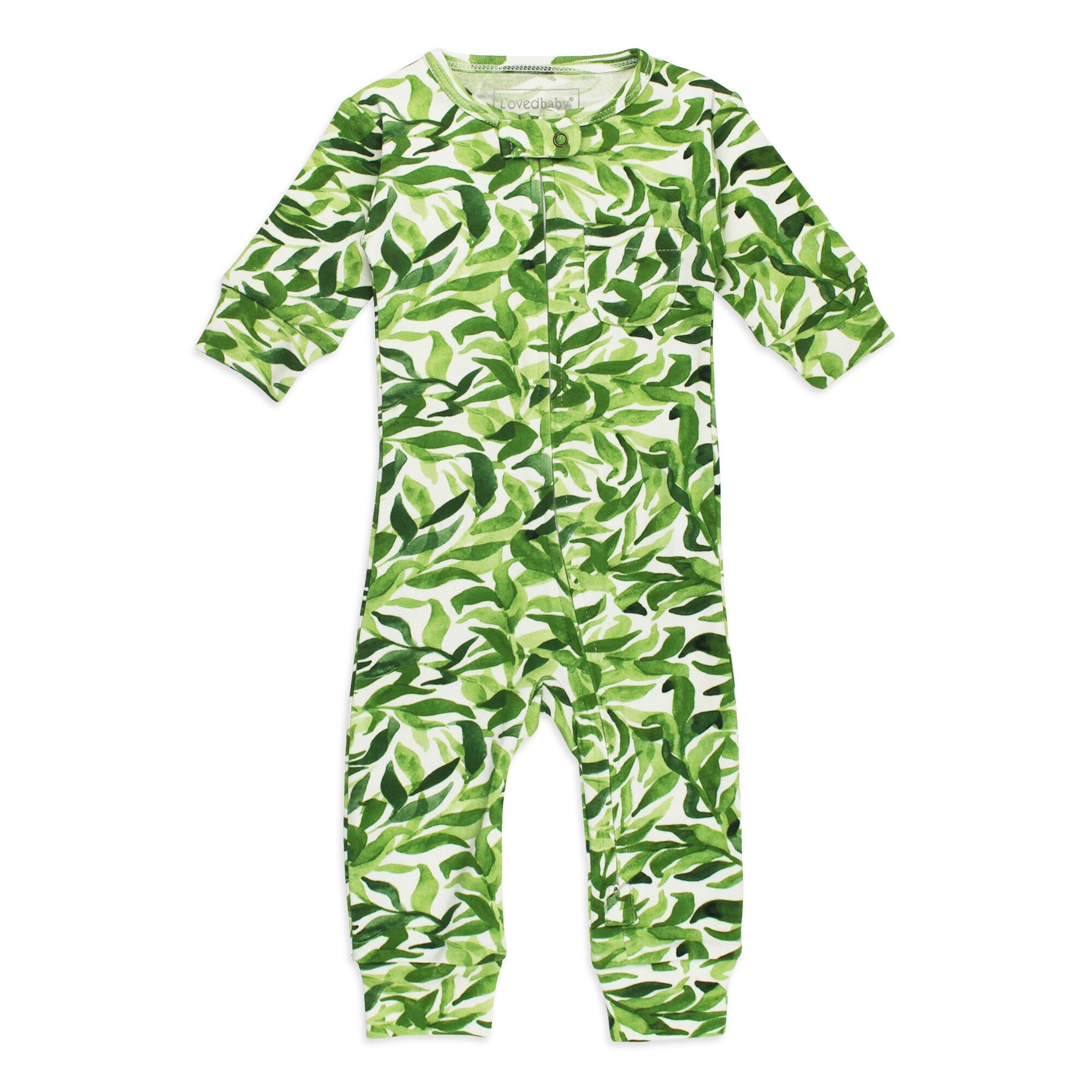 Kelp - Organic Zipper Romper