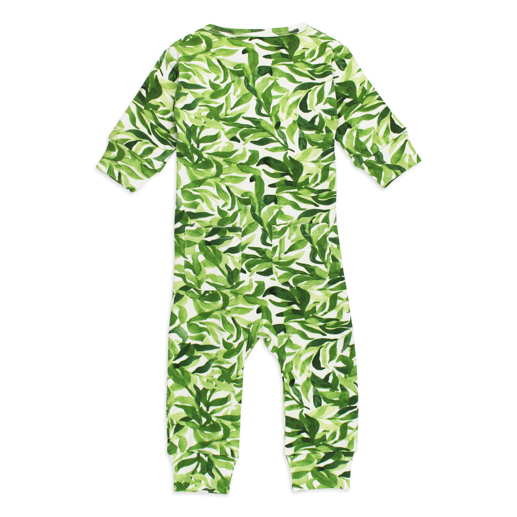 Kelp - Organic Zipper Romper