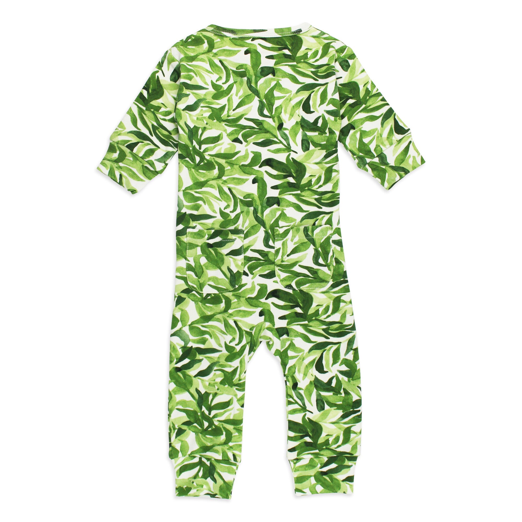 Kelp - Organic Zipper Romper