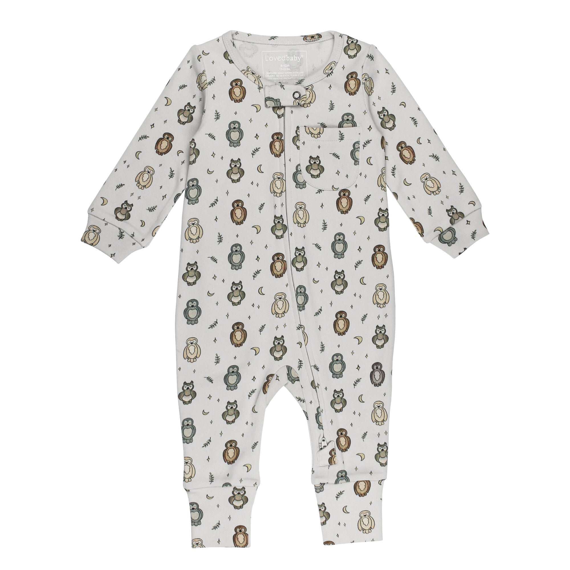Owl Hoo? - Organic Zipper Romper