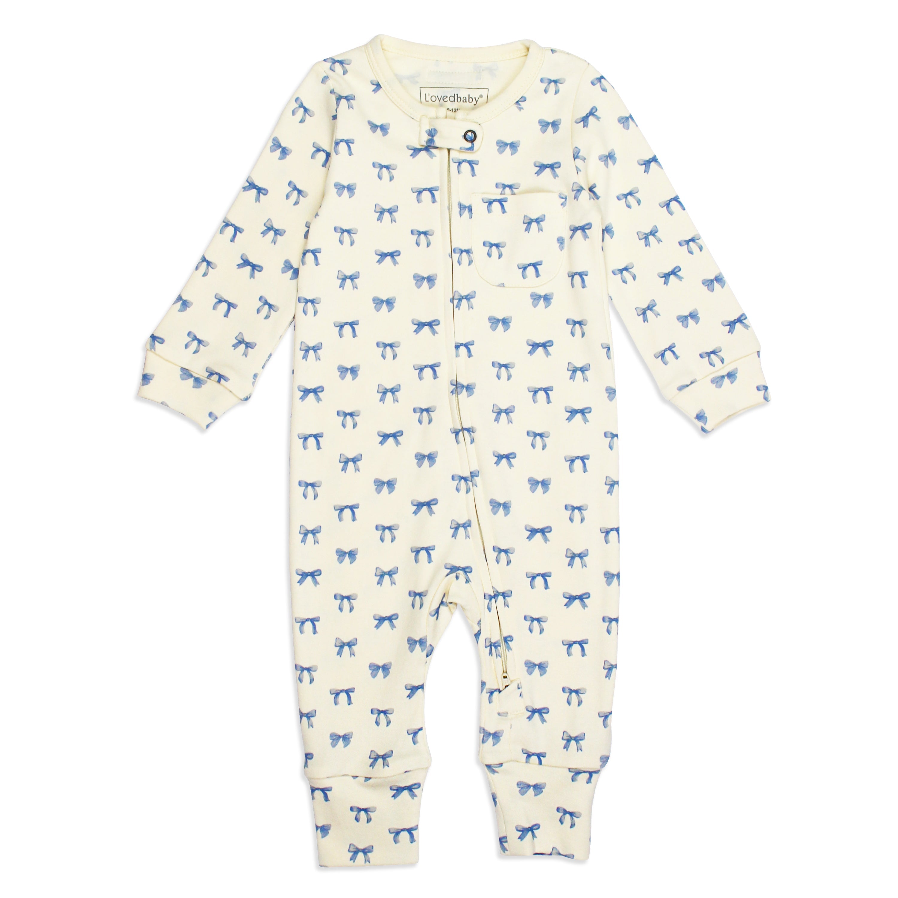 Ribbon - Organic Zipper Romper