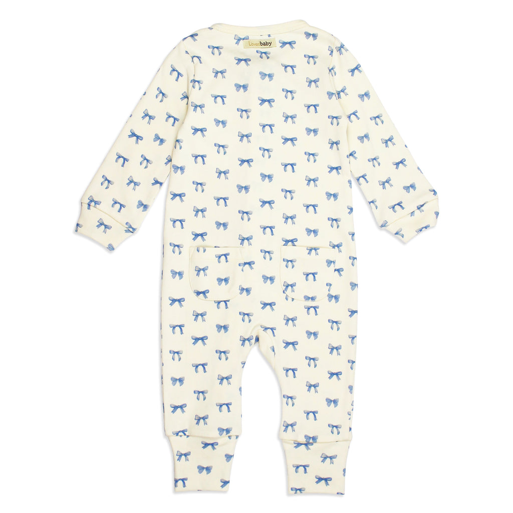 Ribbon - Organic Zipper Romper