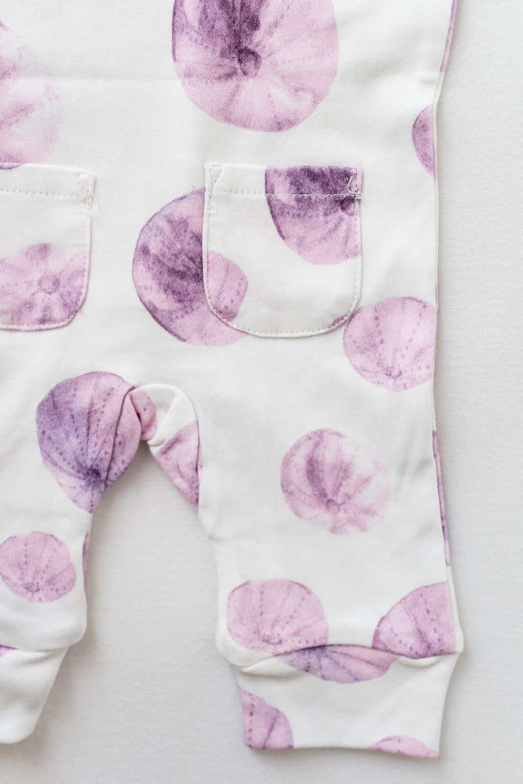 Sea Urchin - Organic Zipper Romper