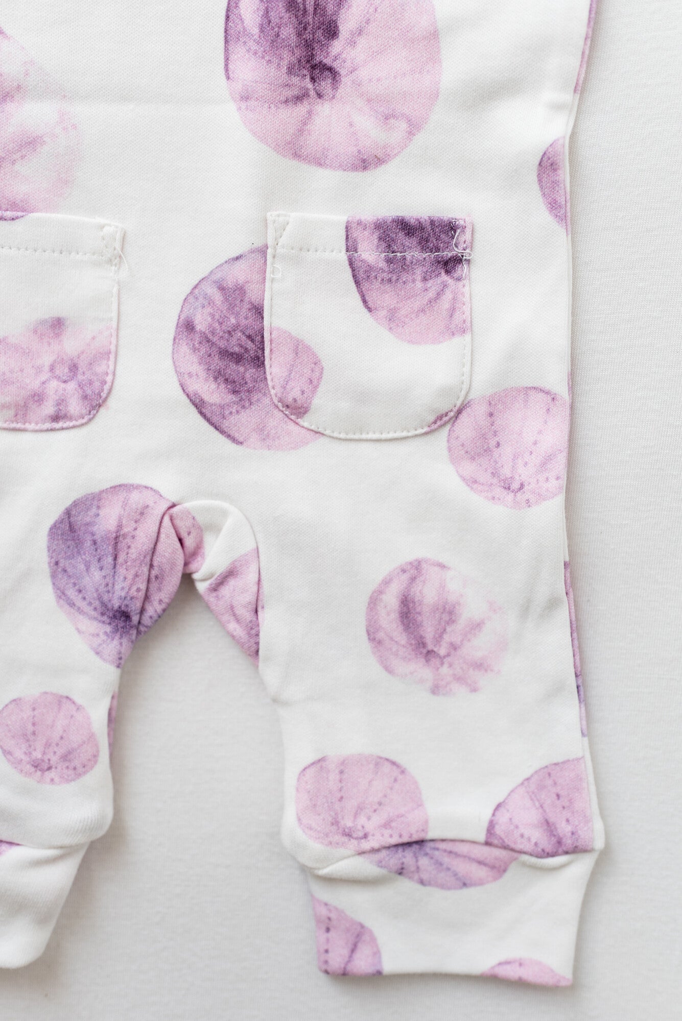 Sea Urchin - Organic Zipper Romper