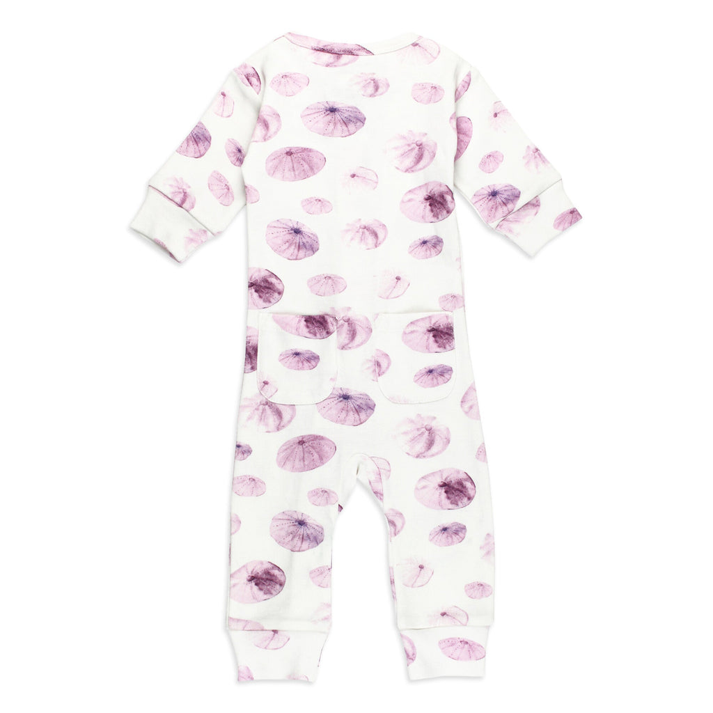 Sea Urchin - Organic Zipper Romper