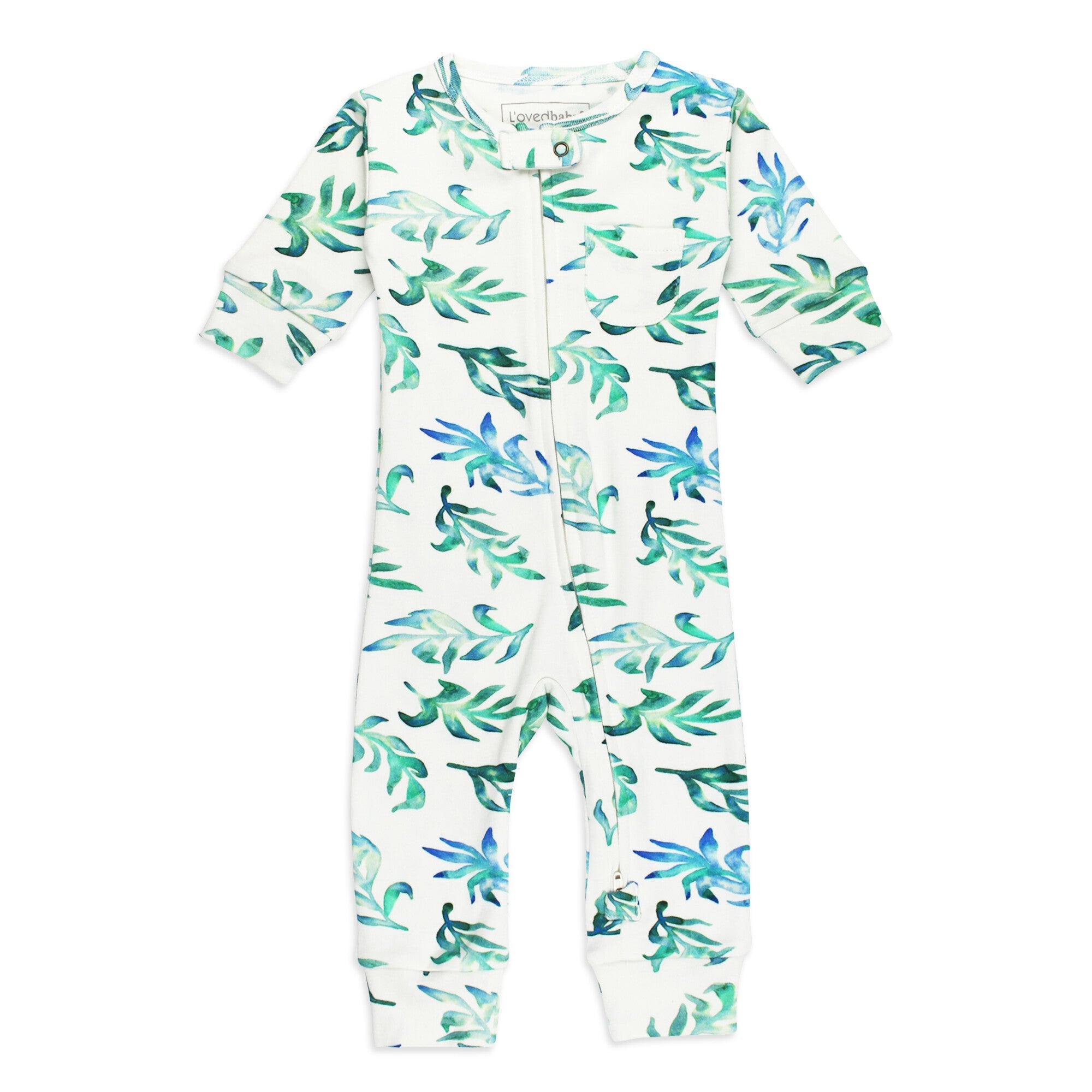 Seaweed - Organic Zipper Romper