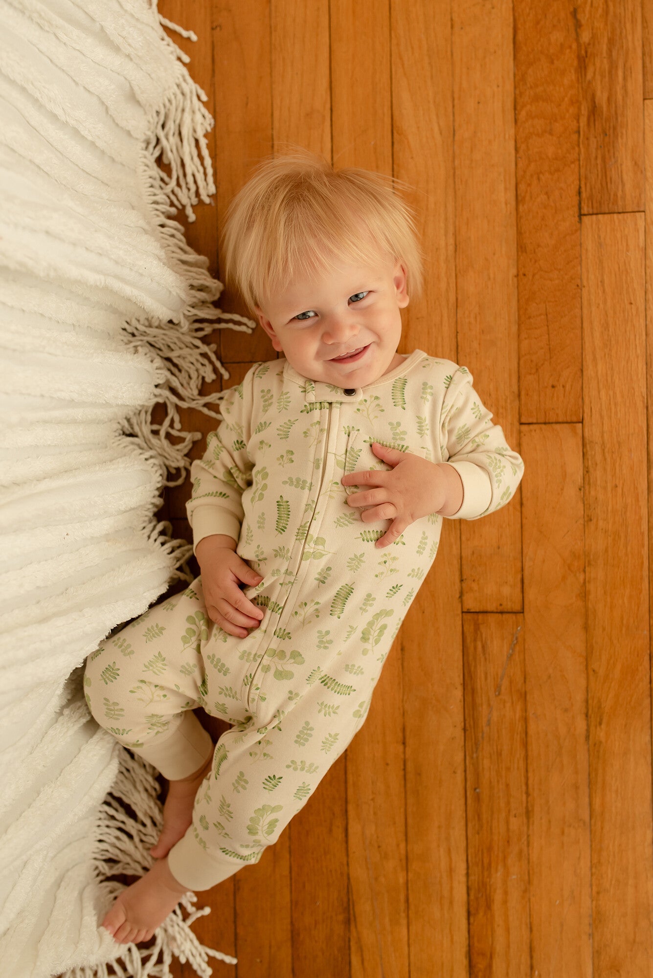 Stone Botanica - Organic Zipper Romper