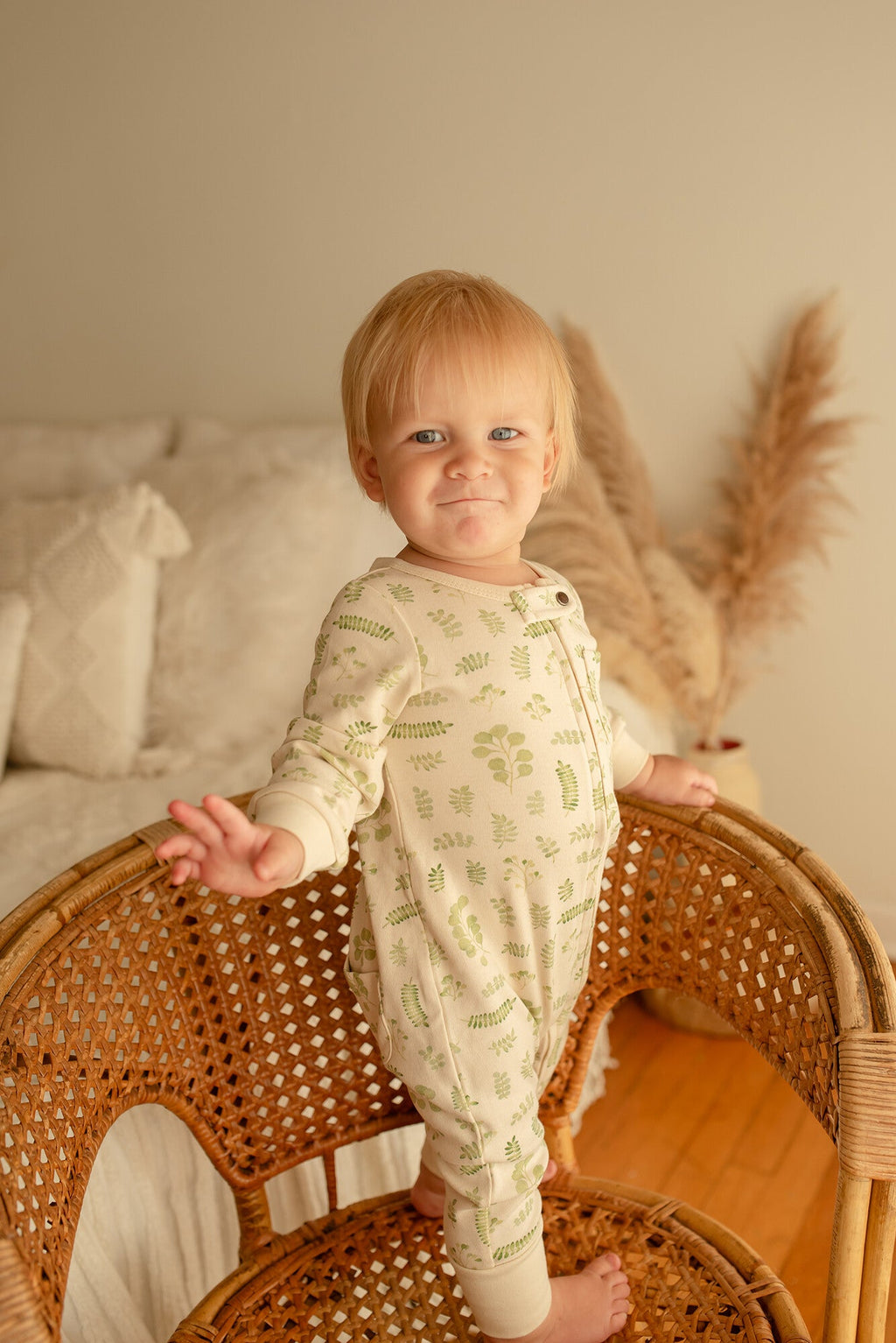 Stone Botanica - Organic Zipper Romper
