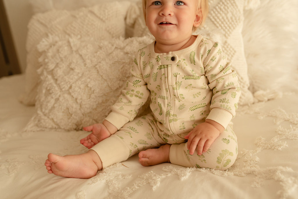 Stone Botanica - Organic Zipper Romper