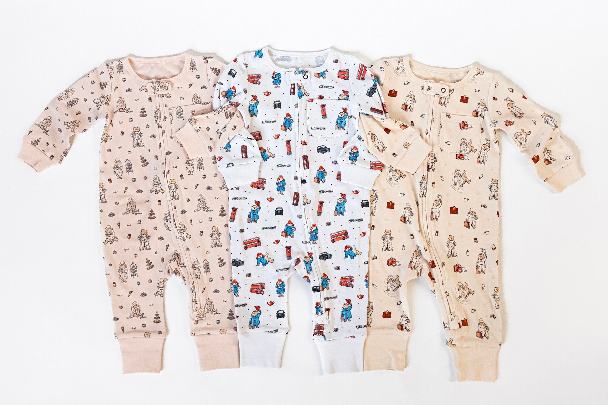 Sweet Paddington - Organic Zipper Romper
