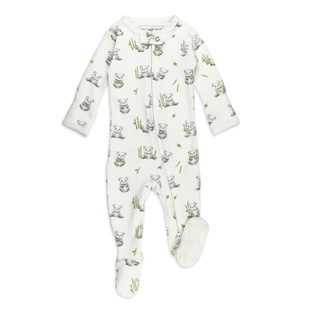 Baby Panda - Footie & Toy Bundle