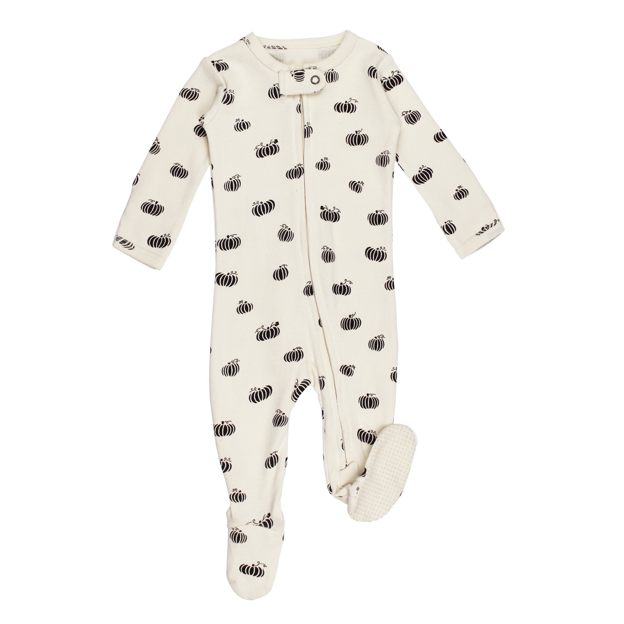 Enchanted Pumpkins - Organic Zipper Footie