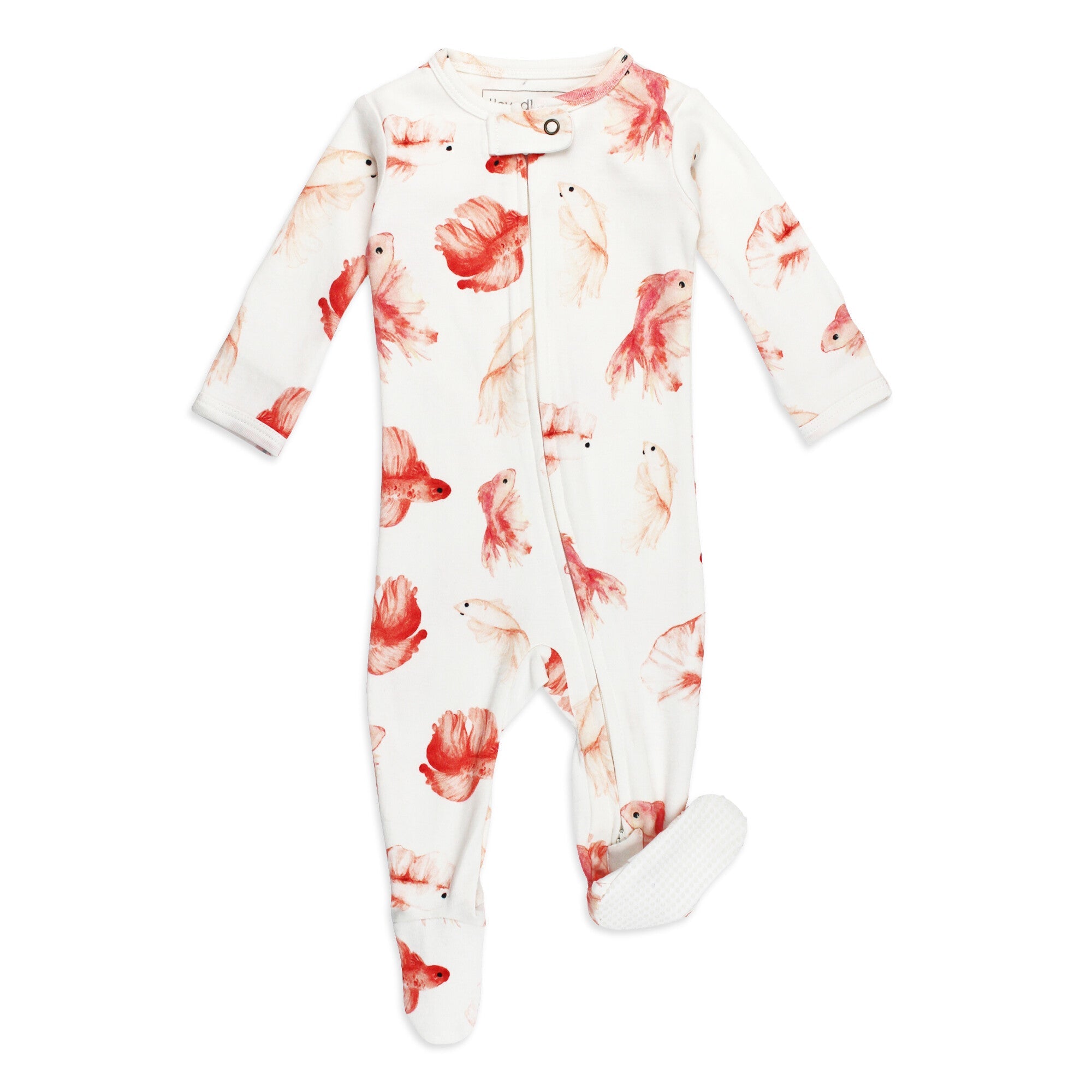 Goldfish - Organic Zipper Footie