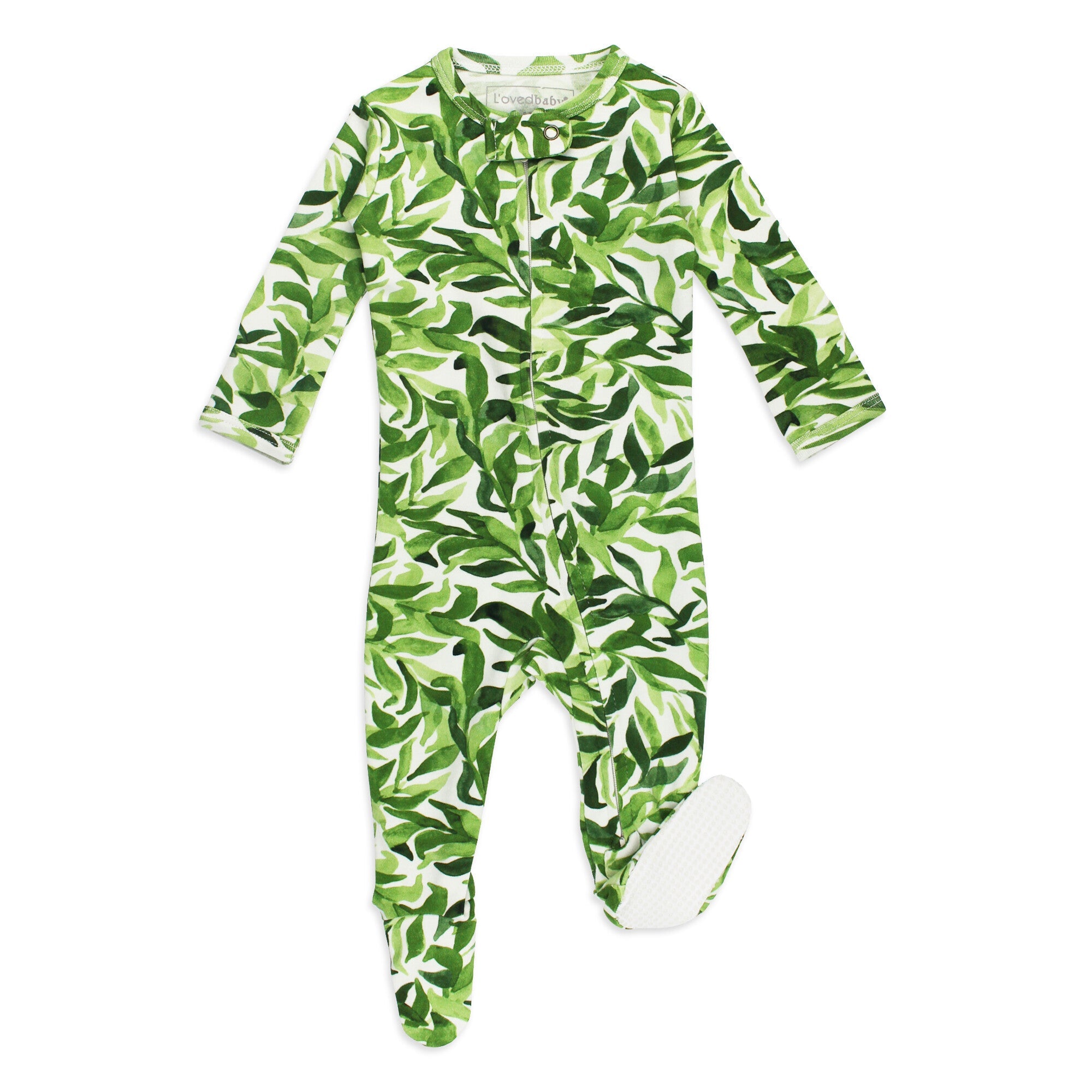Kelp - Organic Zipper Footie