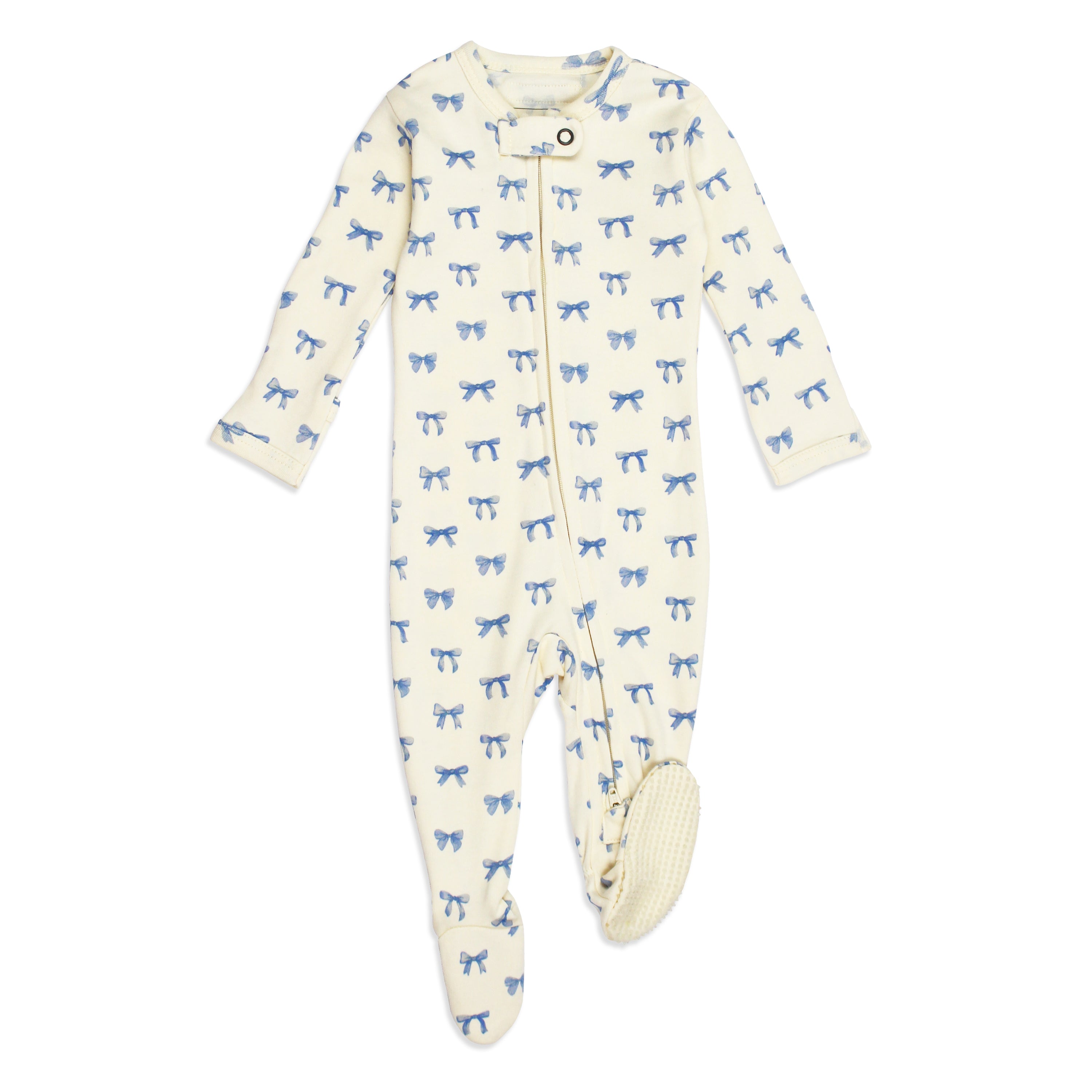 Ribbon - Organic Zipper Footie