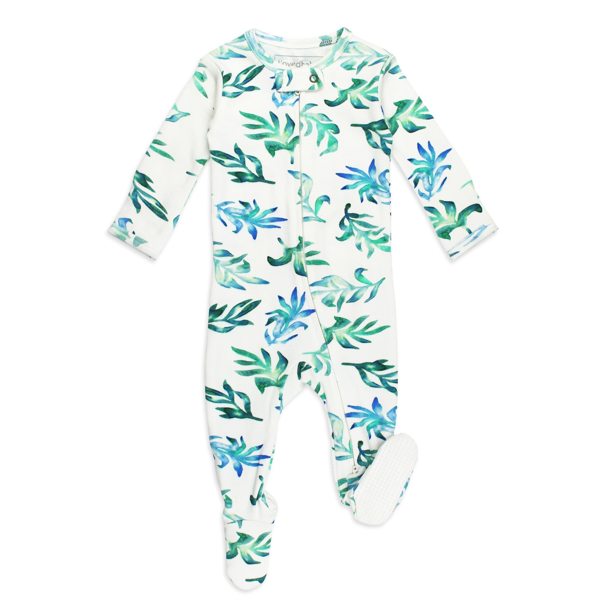 Seaweed - Organic Zipper Footie
