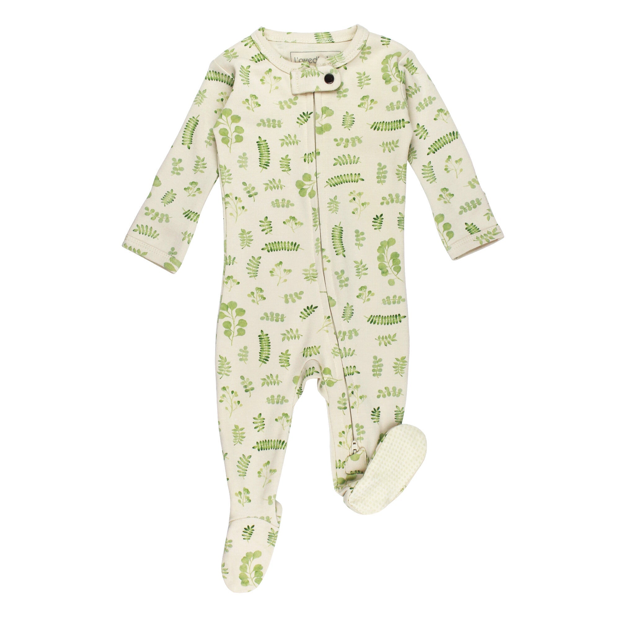 Stone Botanica - Organic Zipper Footie