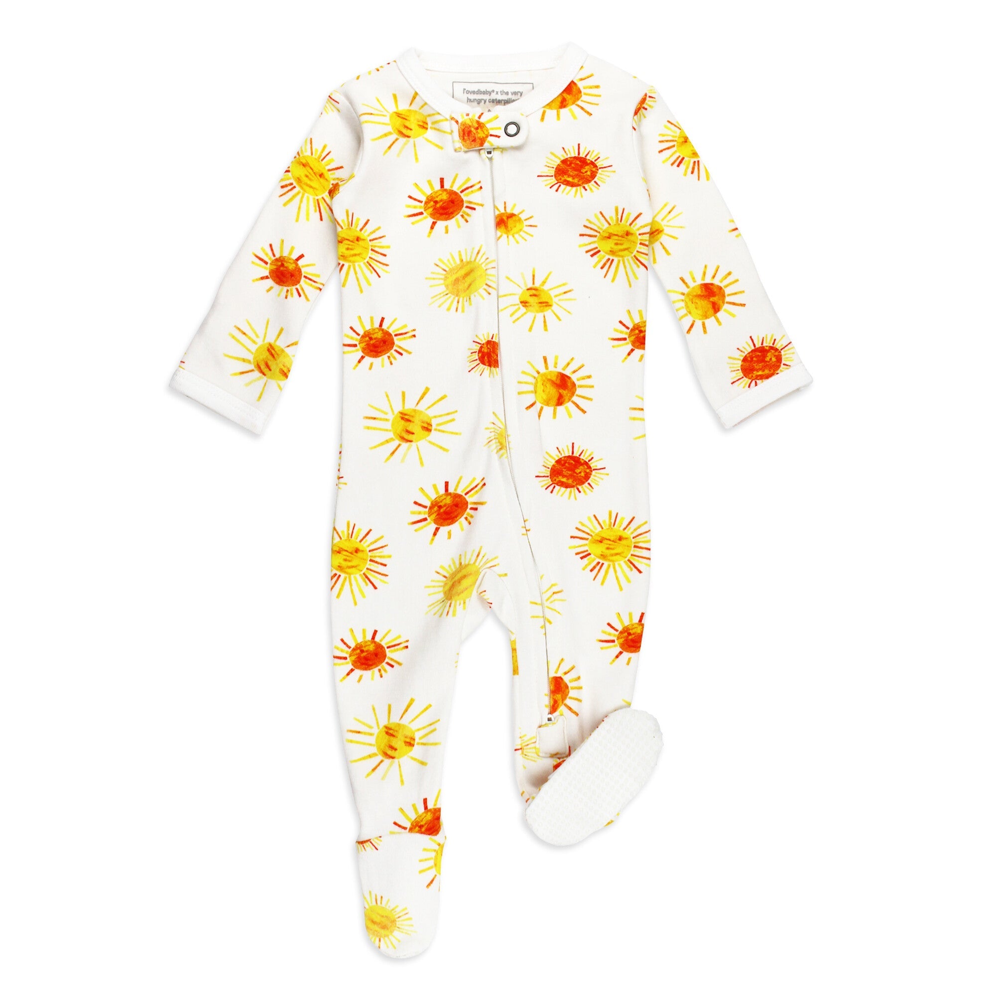 Suns - Organic Zipper Footie