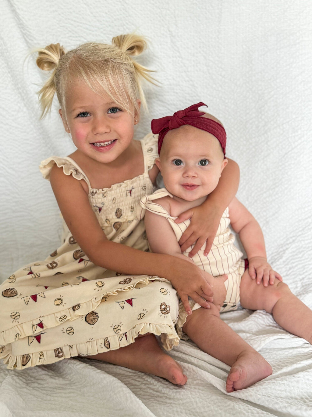 Game Day - Kids' Organic Smocked Summer Dress