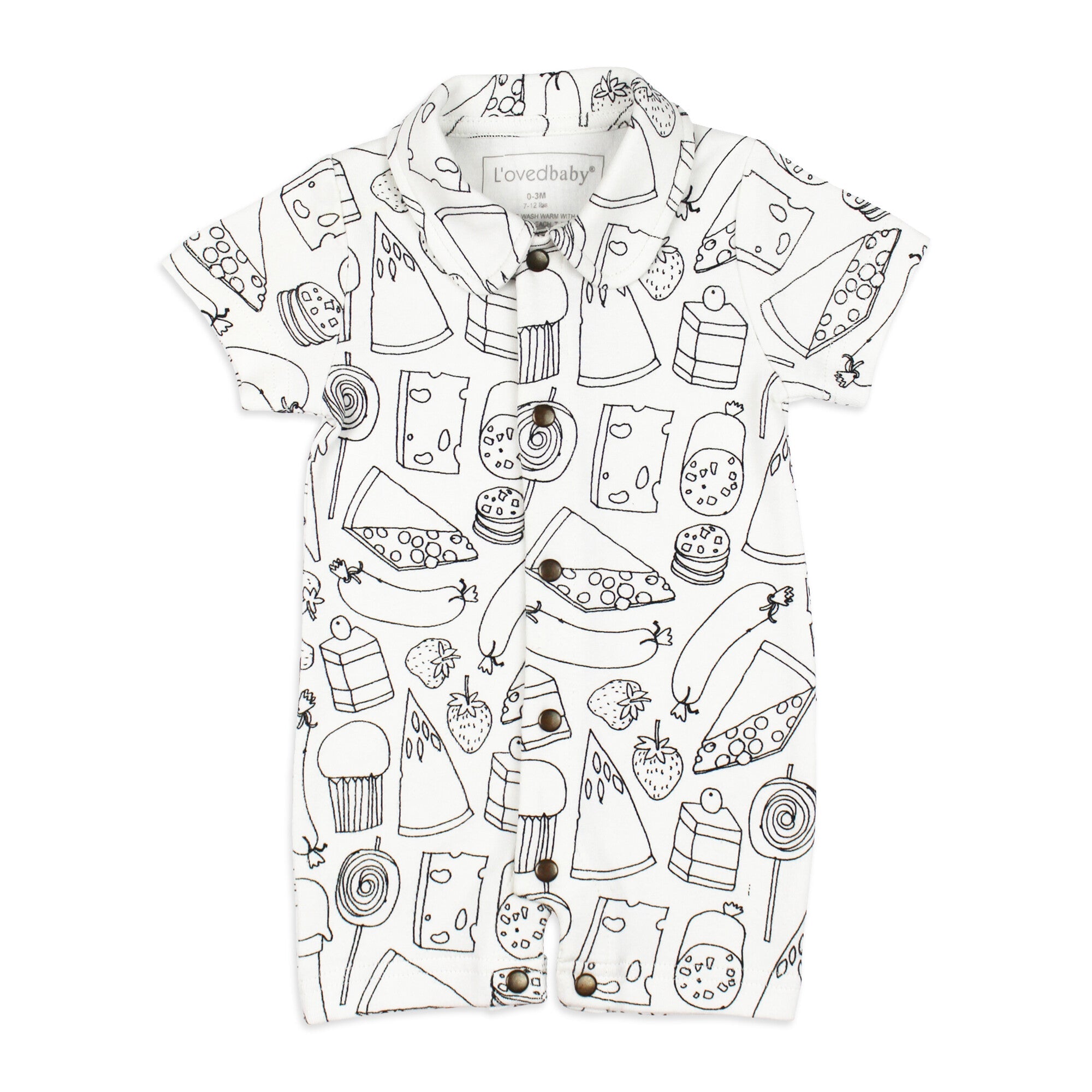 Snacks - Organic S/Sleeve Romper
