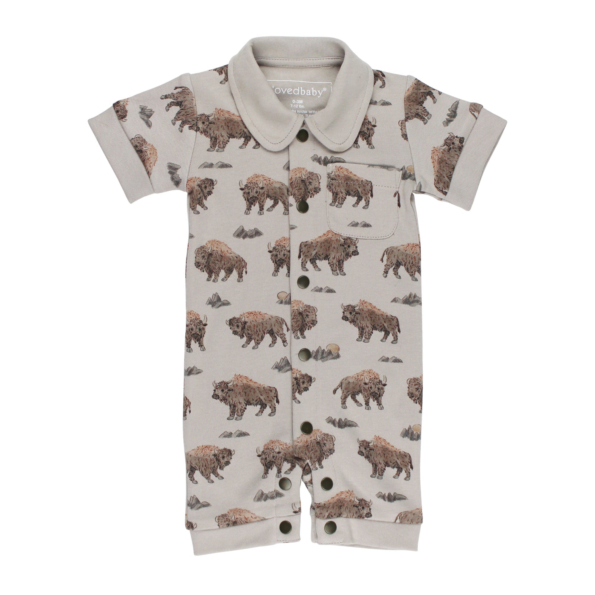 Bison - Organic S/Sleeve Coverall