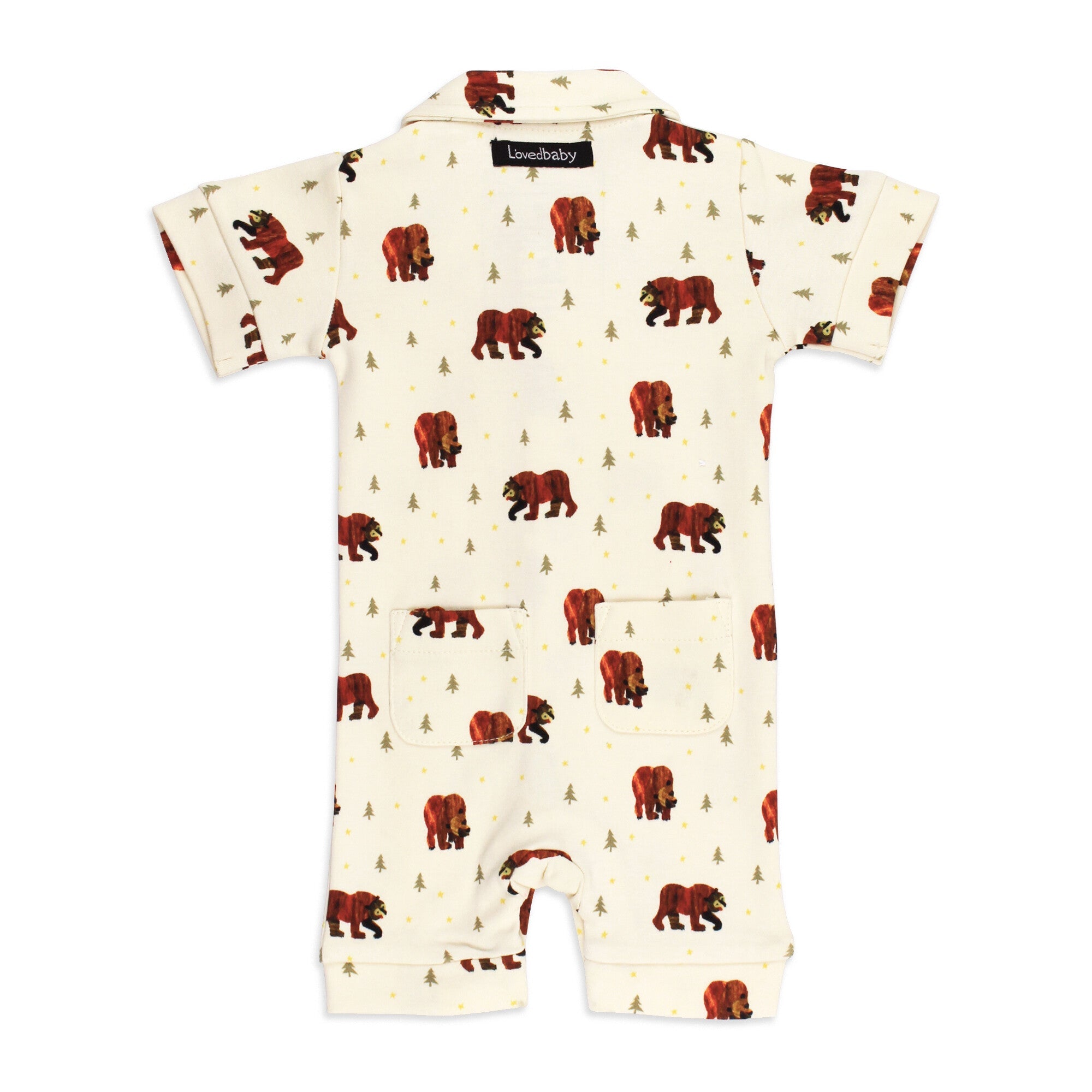 Brown Bear - Organic S/Sleeve Coverall
