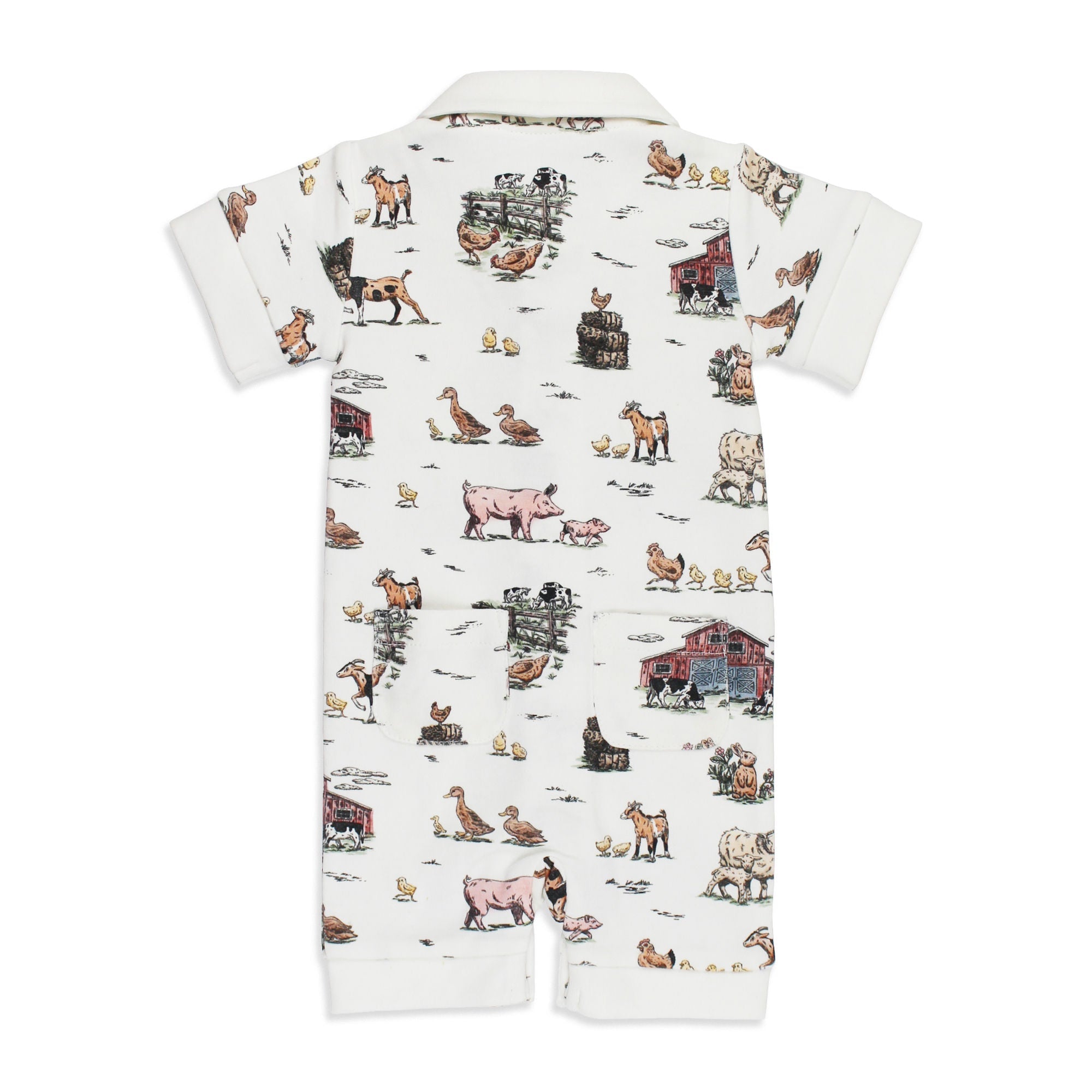 Farm Friends - Organic S/Sleeve Coverall