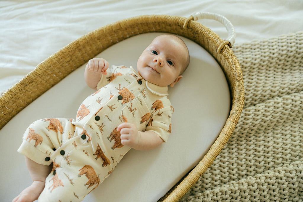 Highland Cow - Organic S/Sleeve Coverall